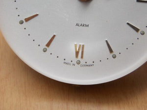 I Like Mike's Mid Century Modern Clock Linden Blackforest Round Bubble Alarm Clock