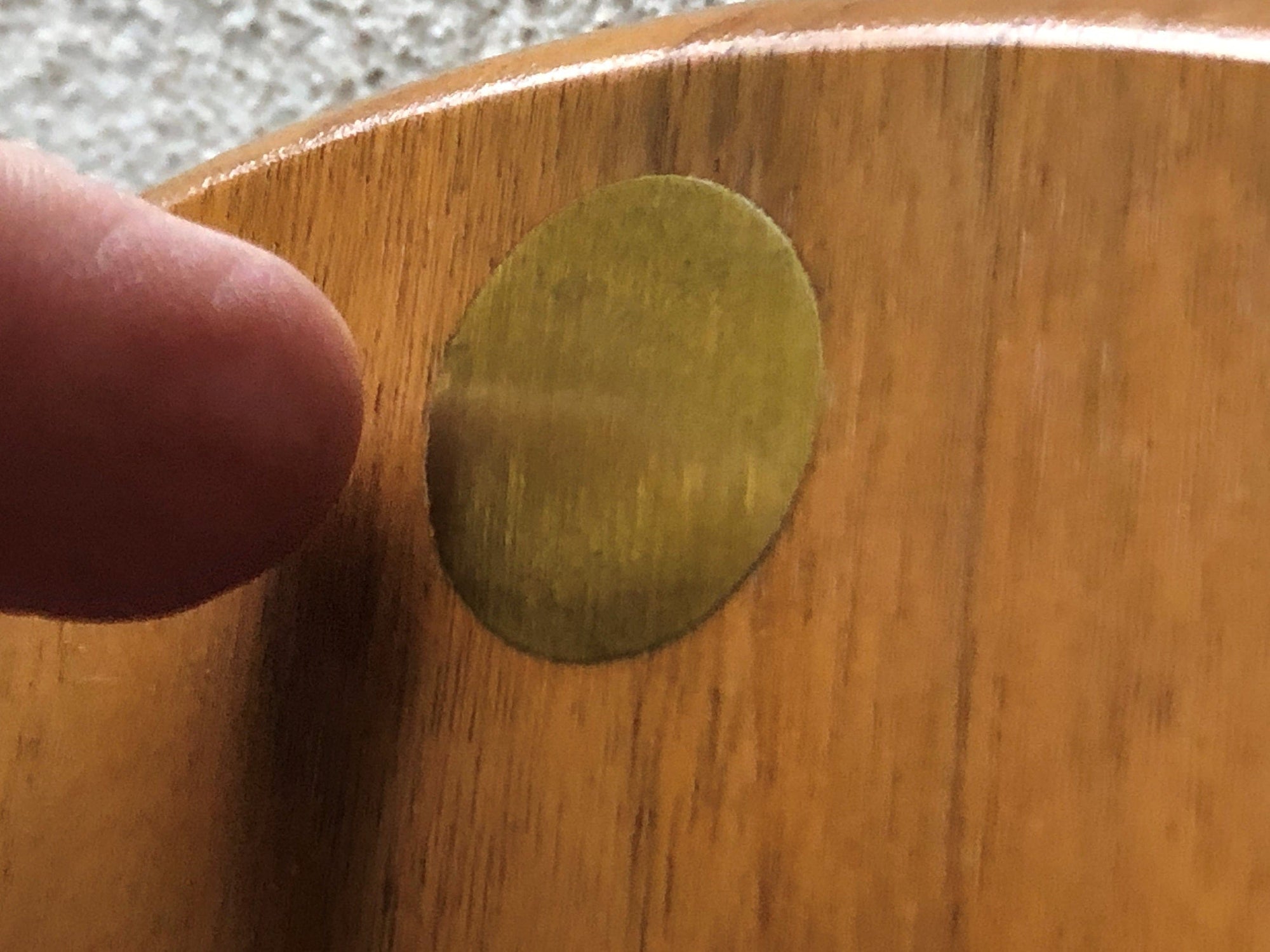 I Like Mike's Mid Century Modern Clock Modern Handcrafted Round Solid Wood Wall Clock, Inlayed Brass Markers, Quiet Quartz Movement