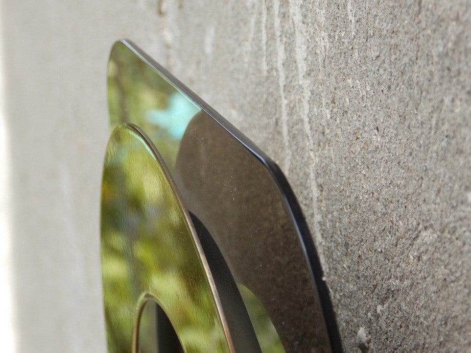 I Like Mike's Mid-Century Modern Clock Raymor Lucite & Brass Wall Clock Chronoquartz