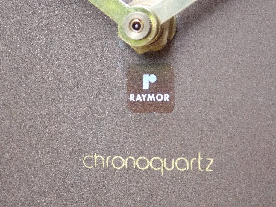 I Like Mike's Mid-Century Modern Clock Raymor Lucite & Brass Wall Clock Chronoquartz
