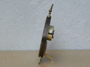 I Like Mike's Mid Century Modern Clock Rhythm Round Alarm Clock Weather Station