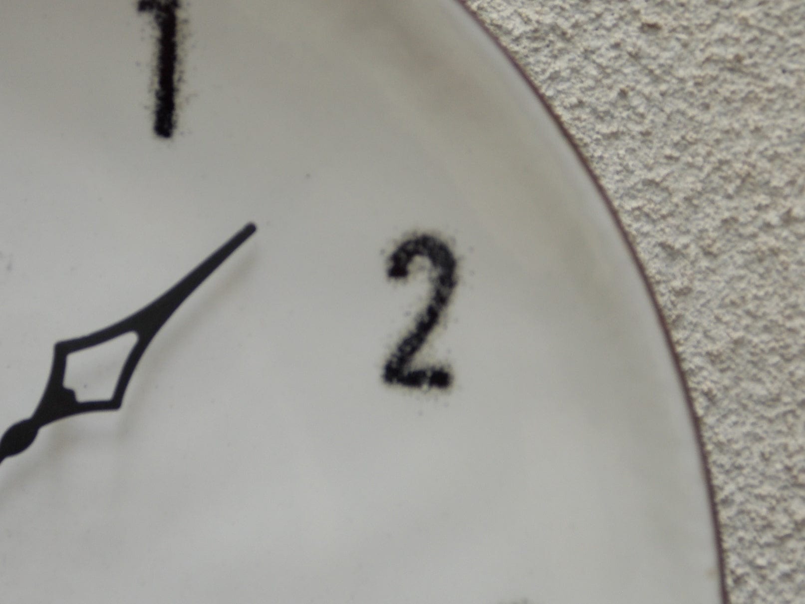 I Like Mike's Mid Century Modern Clock Round Bovano Black & White Enameled Plate Clock, Quartz
