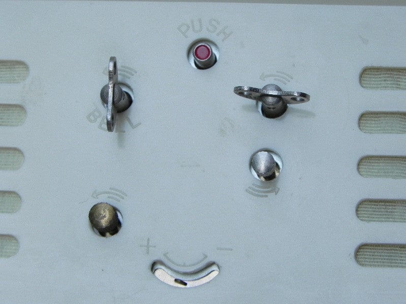 I Like Mike's Mid Century Modern Clock Selfix White Bakelite Wind-Up Mantel Alarm Clock