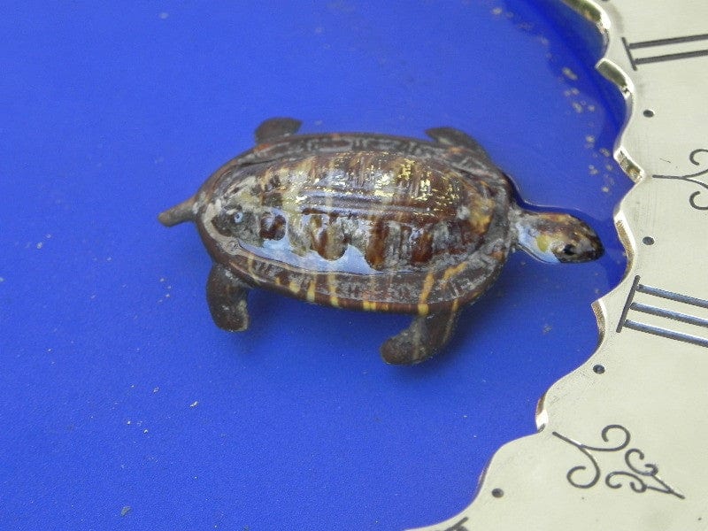 I Like Mike's Mid Century Modern Clock SOLD Gubelin Mystery Floating Turtle Water Clock, Rare, by Charles Hour
