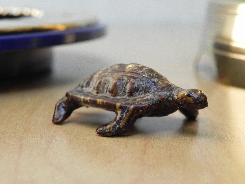 I Like Mike's Mid Century Modern Clock SOLD Gubelin Mystery Floating Turtle Water Clock, Rare, by Charles Hour