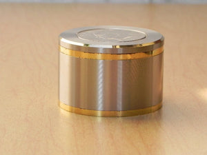 I Like Mike's Mid-Century Modern Clock Swiza Ike Silver Dollar Coin Desk Alarm Clock