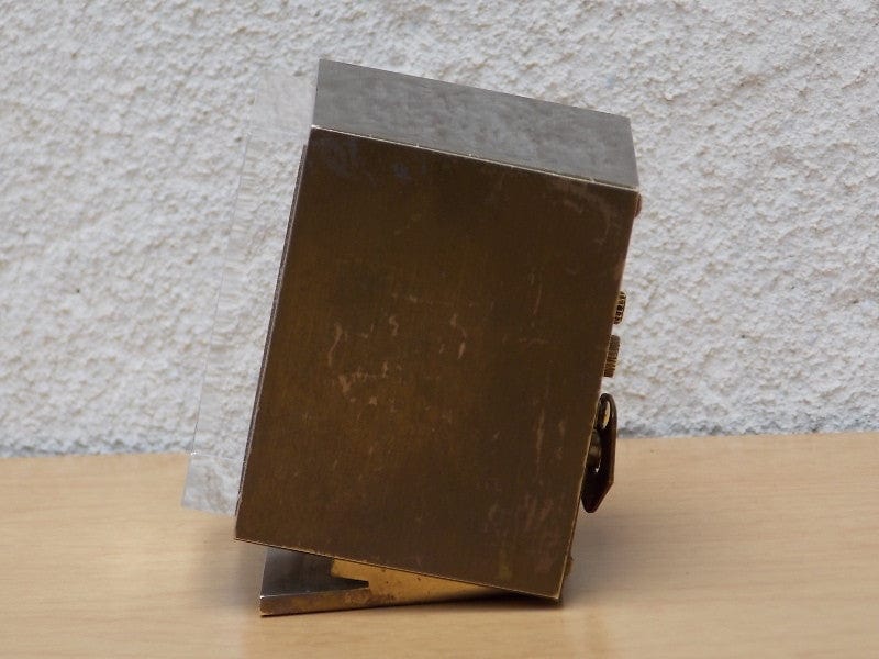 I Like Mike's Mid Century Modern Clock Swiza Sheffield Small Modern Wind Up Alarm Clock