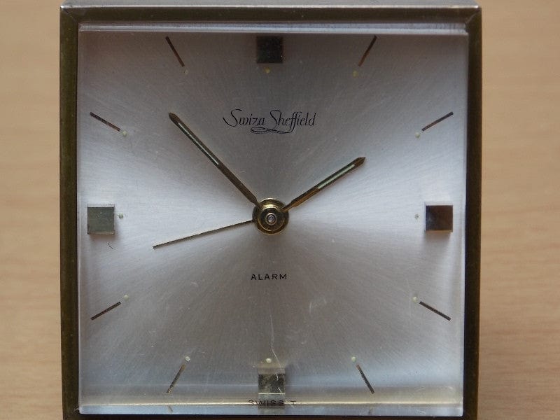 I Like Mike's Mid Century Modern Clock Swiza Sheffield Small Modern Wind Up Alarm Clock