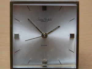 I Like Mike's Mid Century Modern Clock Swiza Sheffield Small Modern Wind Up Alarm Clock