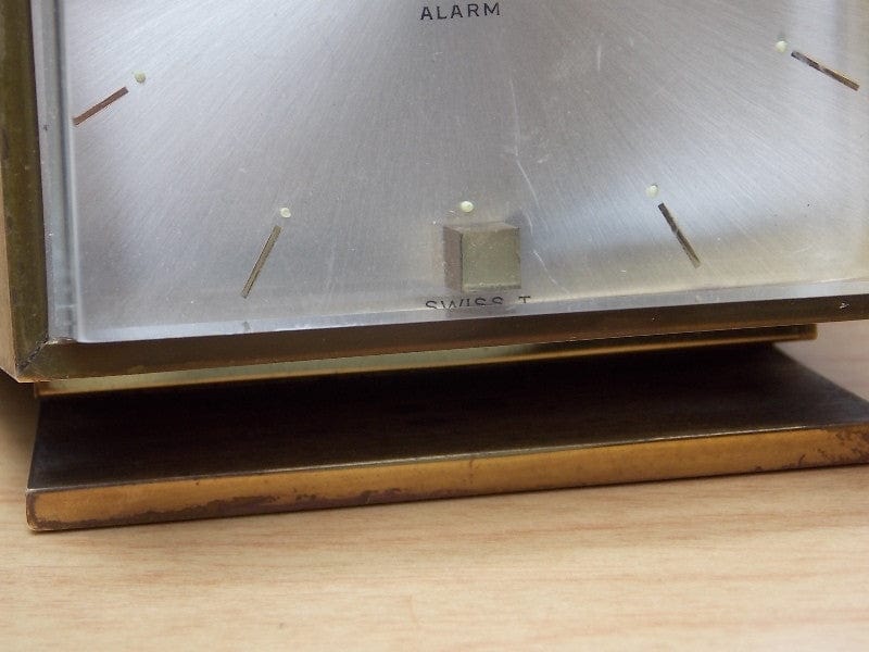 I Like Mike's Mid Century Modern Clock Swiza Sheffield Small Modern Wind Up Alarm Clock