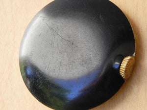 I Like Mike's Mid-Century Modern Clock Westclox White Mini Ladies Purse Clock #3