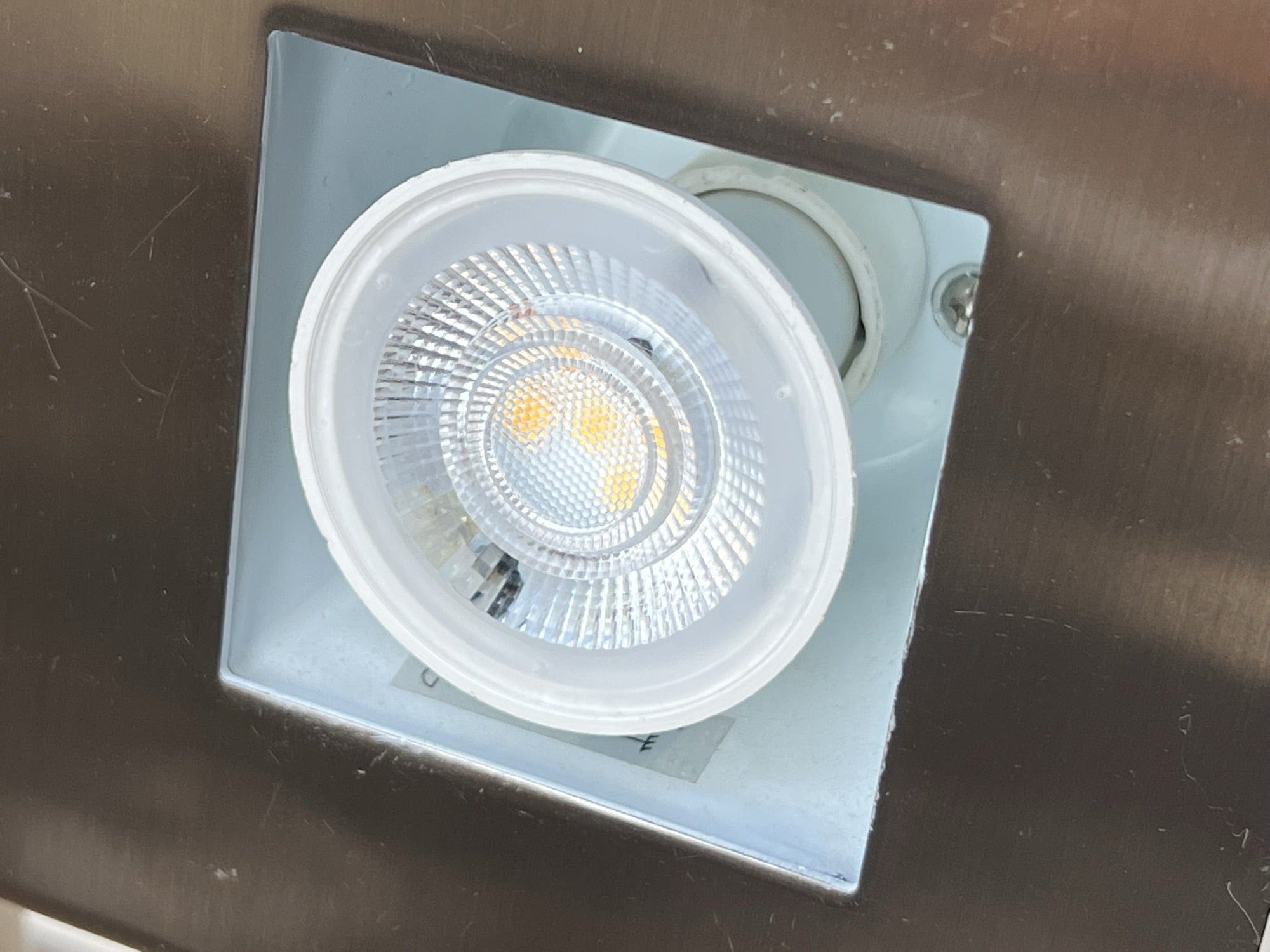 I Like Mike's Mid Century Modern desk lamp Brushed Aluminum 1980s Neo Deco Desk Lamp