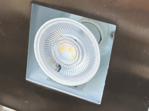 I Like Mike's Mid Century Modern desk lamp Brushed Aluminum 1980s Neo Deco Desk Lamp