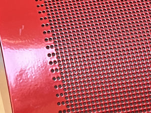 I Like Mike's Mid Century Modern desk lamp Very Rare George Kovacs for Sonneman Memphis Design Desk Lamp, Red and Yellow