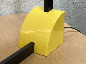 I Like Mike's Mid Century Modern desk lamp Very Rare George Kovacs for Sonneman Memphis Design Desk Lamp, Red and Yellow