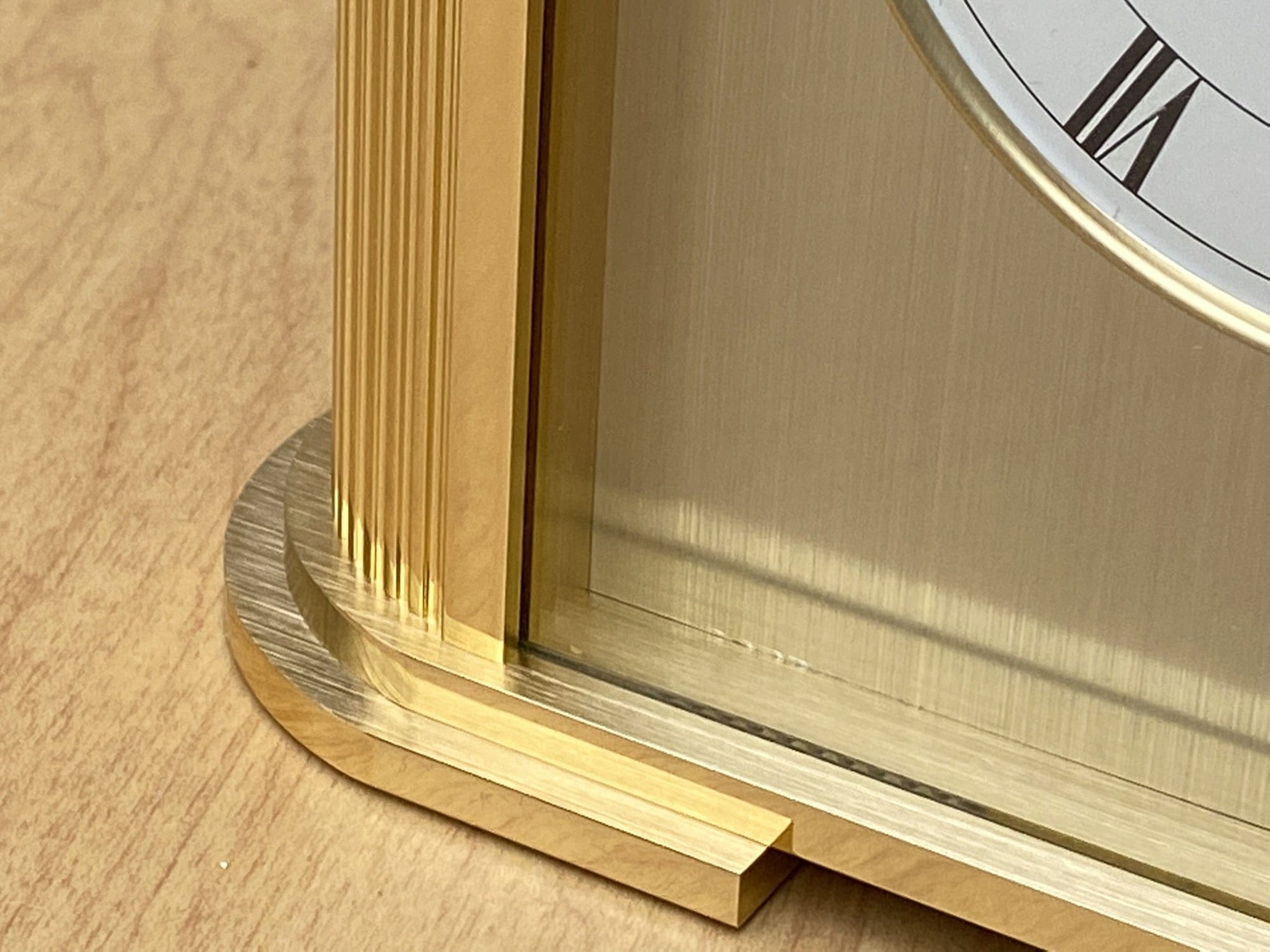I Like Mike's Mid Century Modern Desk & Shelf Clocks Seiko Brass Rectangular World Desk Table Clock