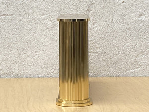 I Like Mike's Mid Century Modern Desk & Shelf Clocks Seiko Brass Rectangular World Desk Table Clock