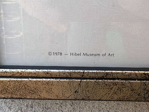 I Like Mike's Mid Century Modern framed print Three Nudes, Celebration of Edna Hibel's Fifty Years of Painting,1978, Hibel Museum of Art, Palm Beach