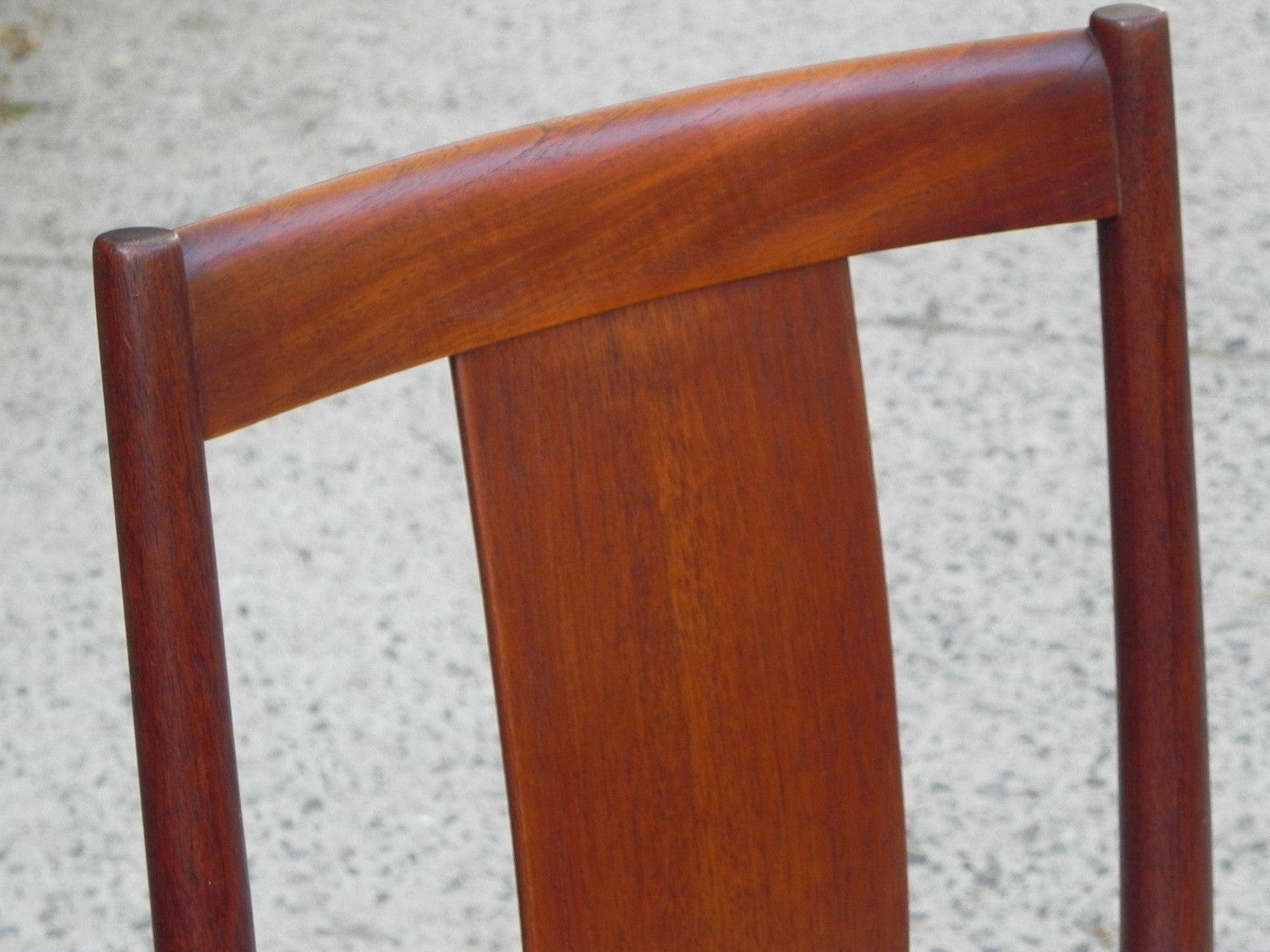 I Like Mike's Mid-Century Modern Furniture DANISH MODERN TEAK DINING SET, 100% RESTORED, 2 LEAVES & 4 REUPHOLSTERED CHAIRS