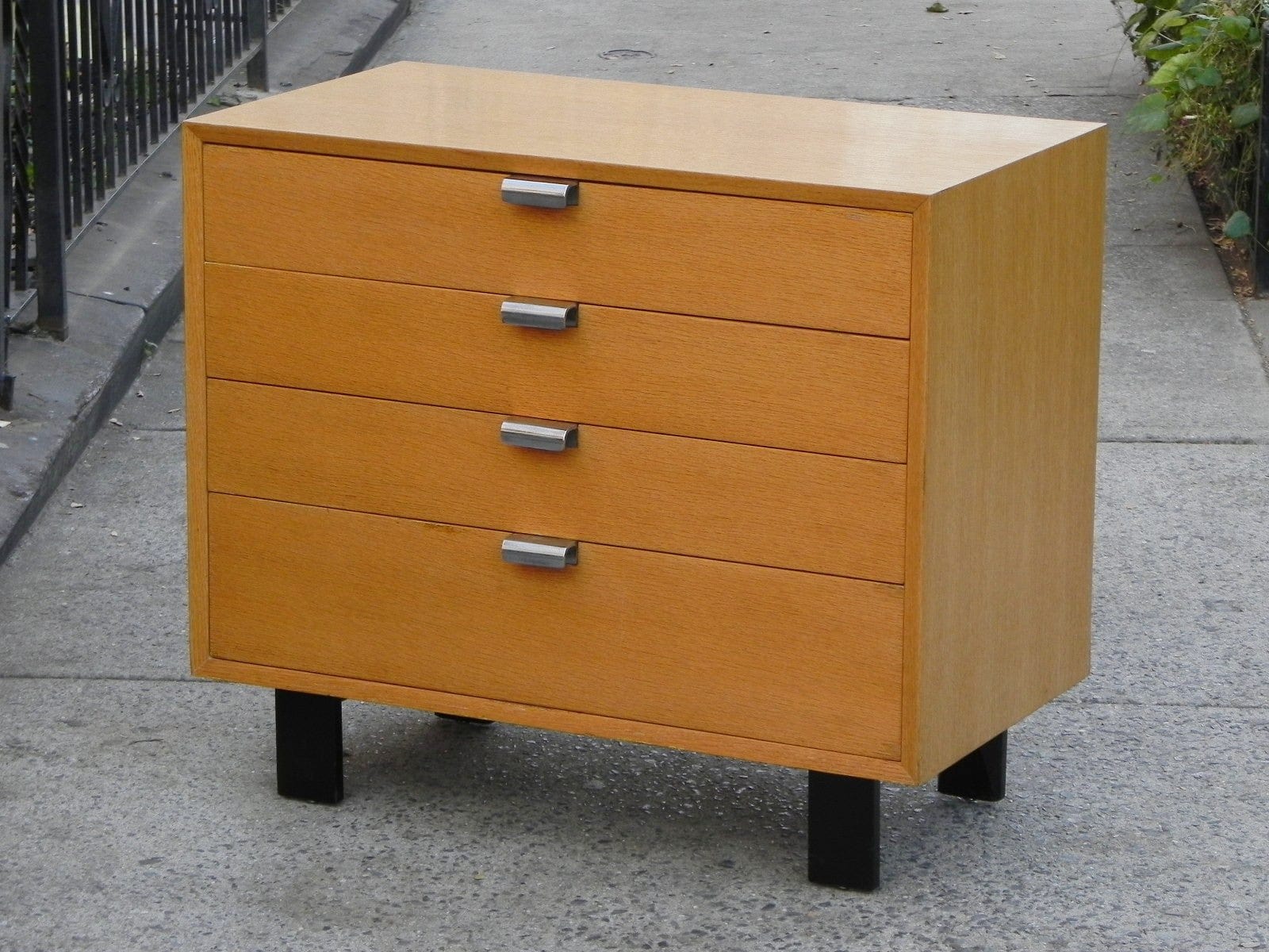 I Like Mike's Mid Century Modern Furniture Restored George Nelson Herman Miller Compact Dresser in Combed Oak, Primavera Line