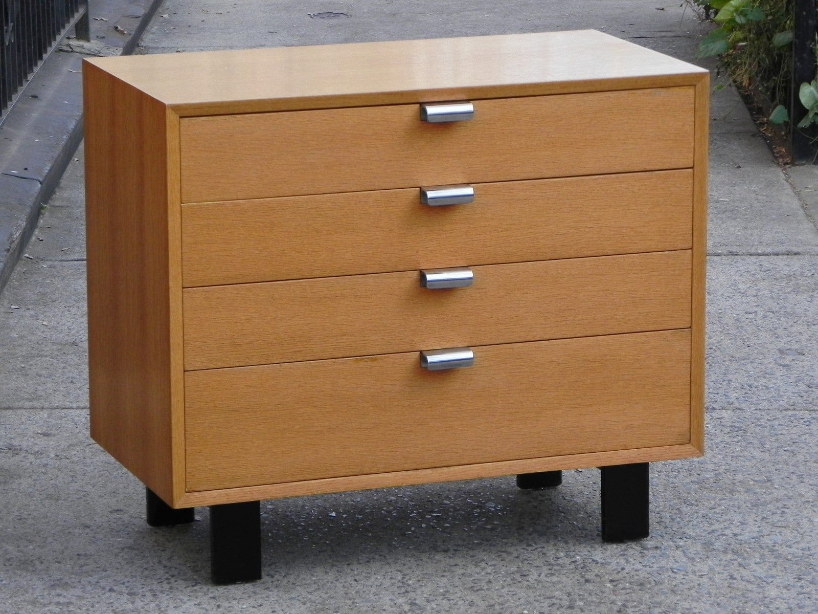 I Like Mike's Mid Century Modern Furniture Restored George Nelson Herman Miller Compact Dresser in Combed Oak, Primavera Line