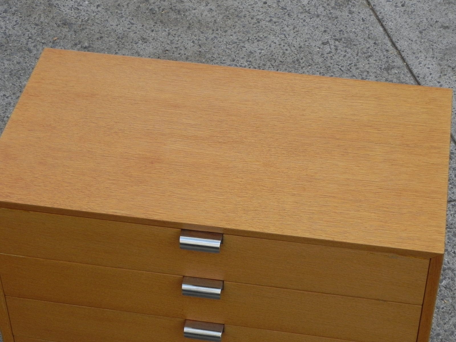 I Like Mike's Mid Century Modern Furniture Restored George Nelson Herman Miller Compact Dresser in Combed Oak, Primavera Line