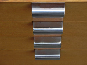 I Like Mike's Mid Century Modern Furniture Restored George Nelson Herman Miller Compact Dresser in Combed Oak, Primavera Line