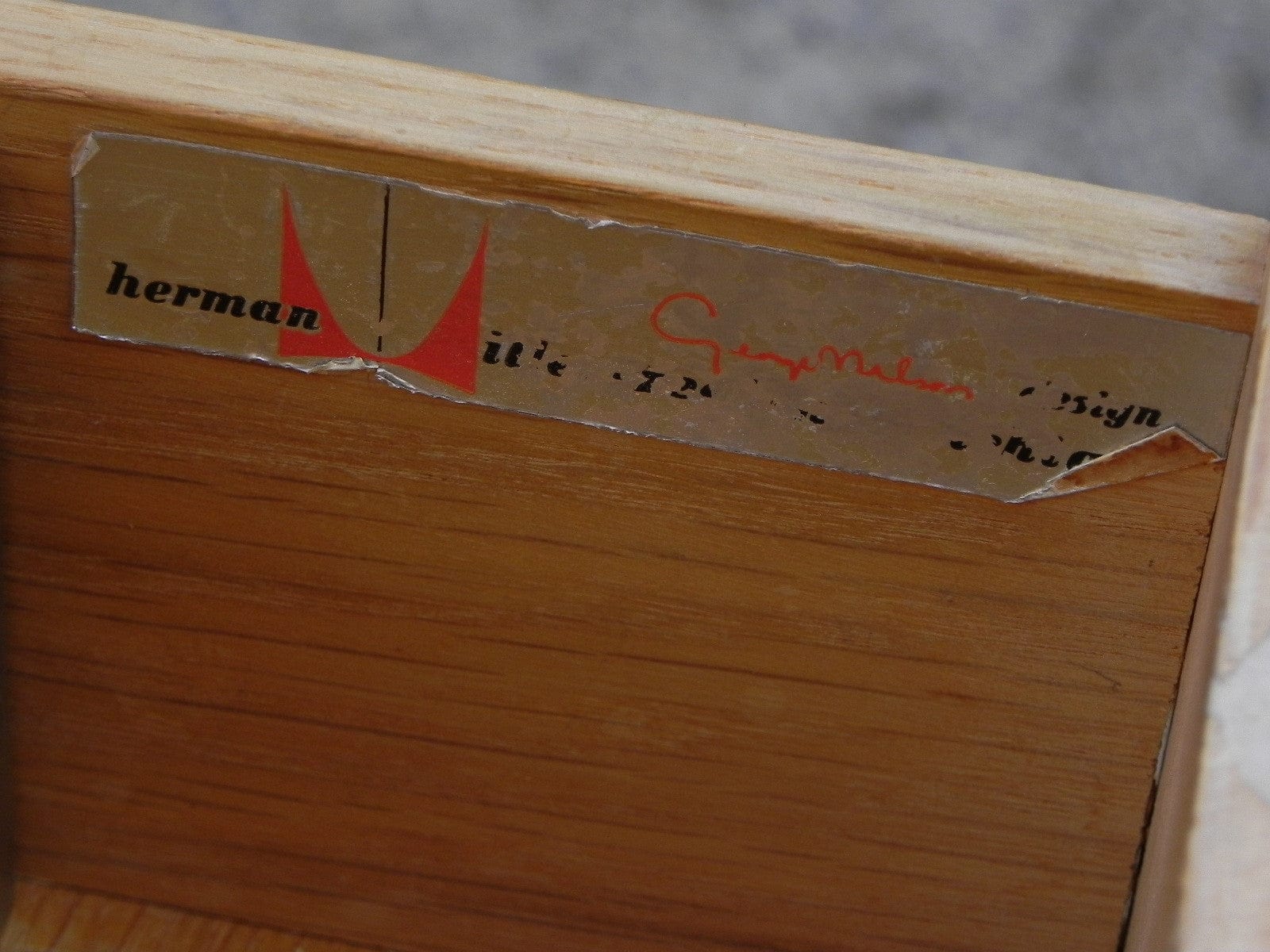 I Like Mike's Mid Century Modern Furniture Restored George Nelson Herman Miller Compact Dresser in Combed Oak, Primavera Line