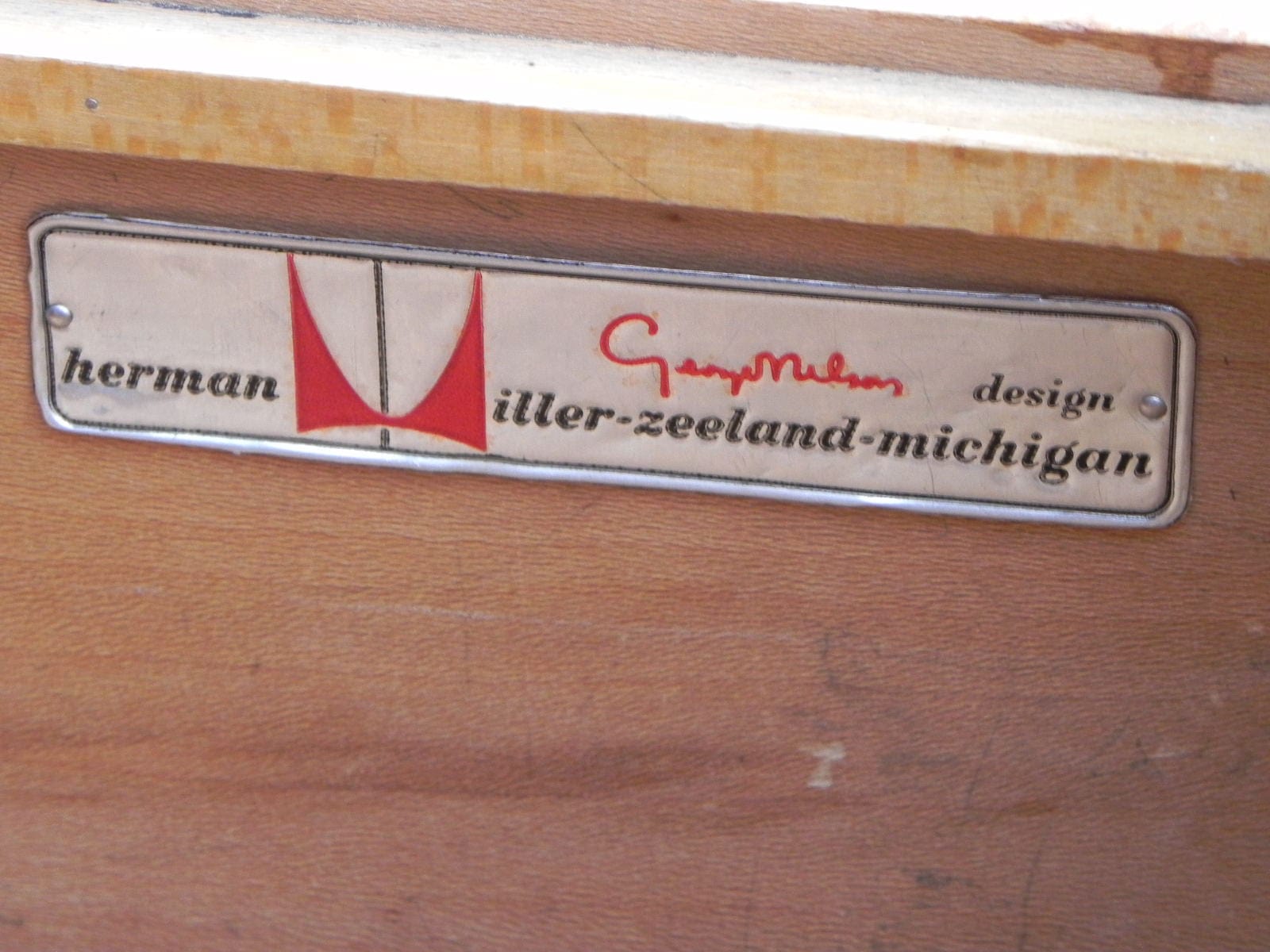 I Like Mike's Mid-Century Modern Furniture SOLD - MILLER NELSON DOUBLE PEDESTAL WALNUT EXECUTIVE D ESK