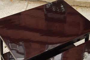 I Like Mike's Mid-Century Modern Furniture SOLD -- PAUL MCCOBB DARK LACQUERED END TABLES