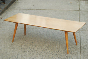 I Like Mike's Mid-Century Modern Furniture SOLD -- PAUL MCCOBB RESTORED BLOND COFFEE TABLE