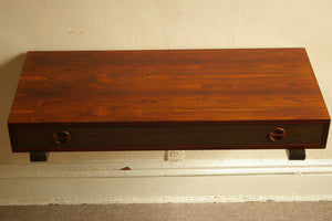 I Like Mike's Mid-Century Modern Furniture SOLD-- PROBBER WALL MOUNT ROSEWOOD D ESK