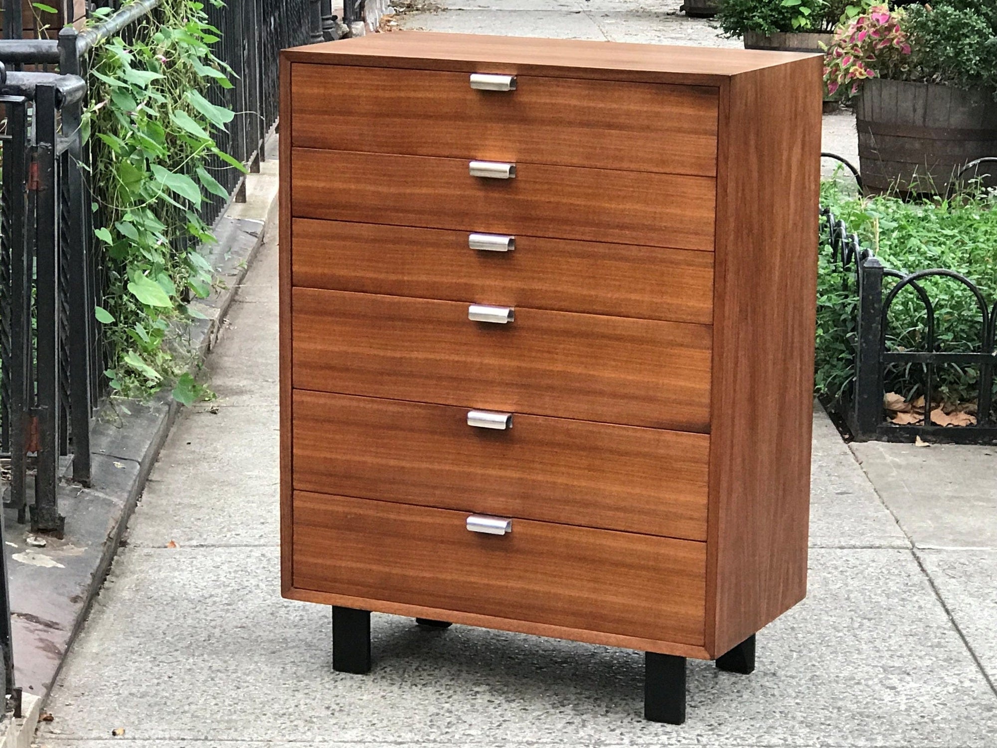 I Like Mike's Mid Century Modern Furniture SOLD Rare George Nelson Herman Miller 6 Drawer High Boy Dresser, Restored