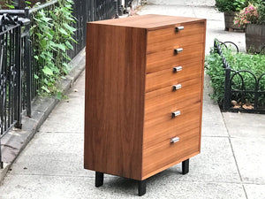 I Like Mike's Mid Century Modern Furniture SOLD Rare George Nelson Herman Miller 6 Drawer High Boy Dresser, Restored