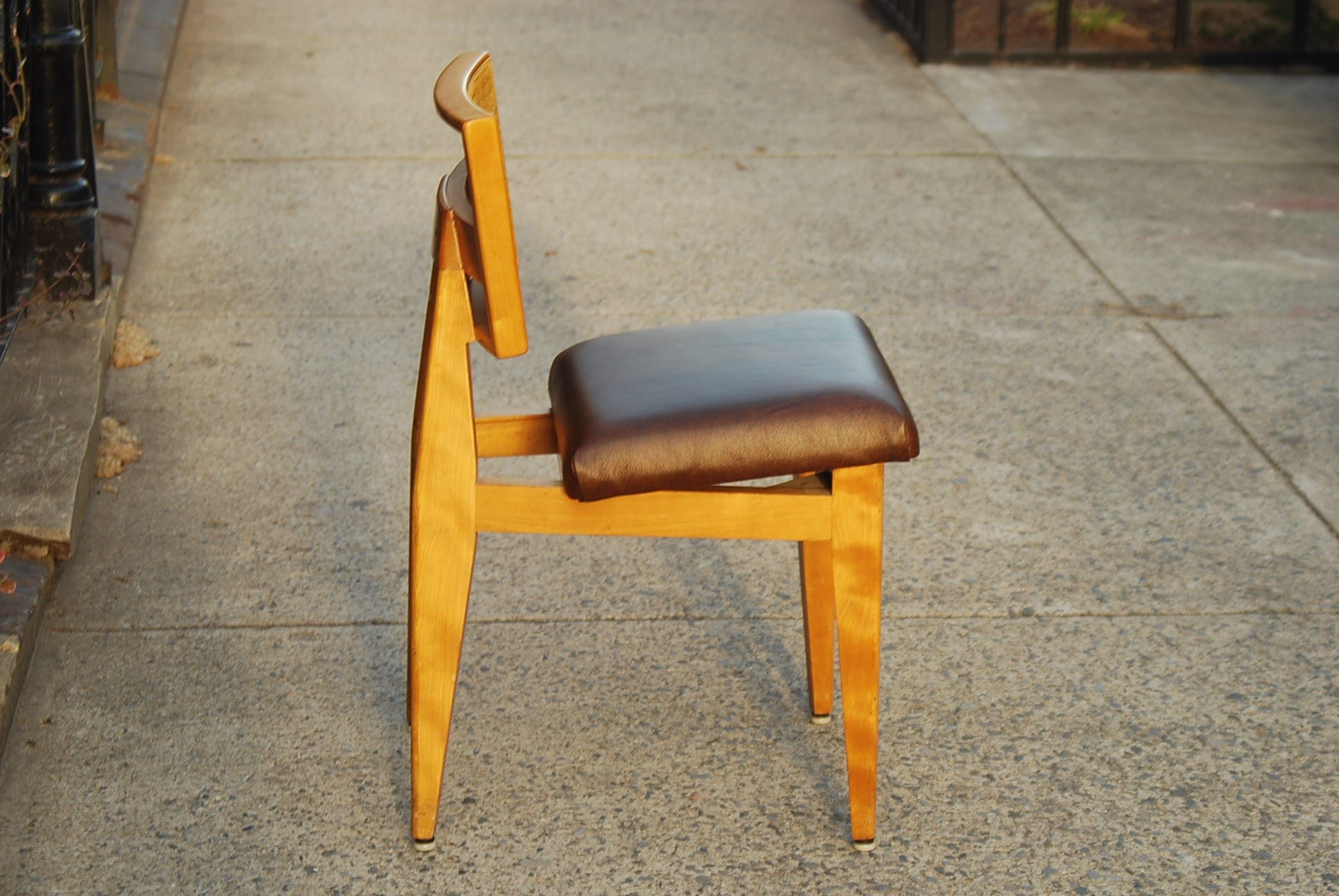 I Like Mike's Mid-Century Modern Furniture SOLD -- RESTORED GEORGE NELSON DINING SET WITH TWO BURRIED LEAVES AND FOUR CHAIRS