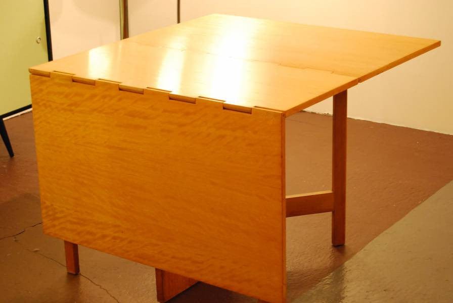 I Like Mike's Mid-Century Modern Furniture SOLD -- RESTORED GEORGE NELSON GATE LEG DINING TABLE BY HERMAN MILLER