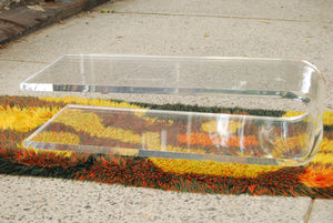 I Like Mike's Mid-Century Modern Furniture SOLD -- VINTAGE LUCITE FLOATING COFFEE TABLE