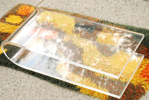I Like Mike's Mid-Century Modern Furniture SOLD -- VINTAGE LUCITE FLOATING COFFEE TABLE