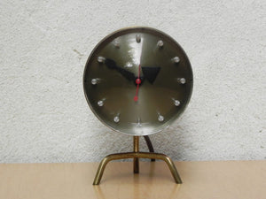I Like Mike's Mid Century Modern George Nelson for Howard Miller Chronopak Tripod Table Clock