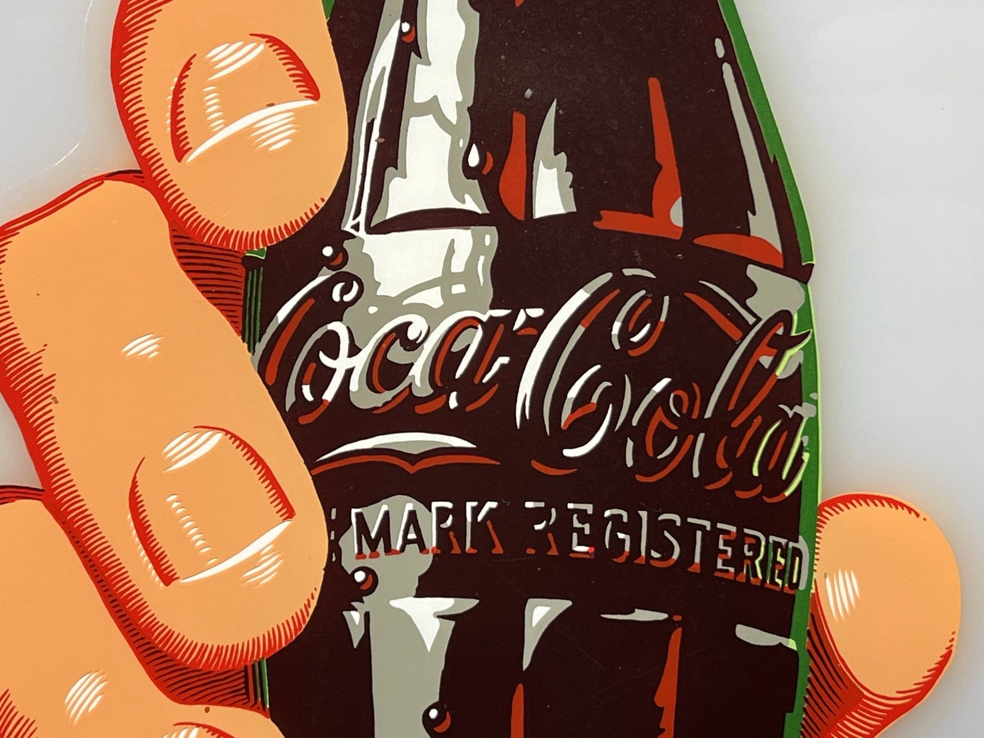 I Like Mike's Mid Century Modern Lamps Coca-Cola Light Up Wall Hanging from 1985