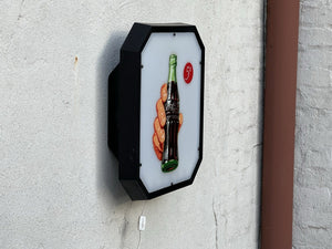 I Like Mike's Mid Century Modern Lamps Coca-Cola Light Up Wall Hanging from 1985