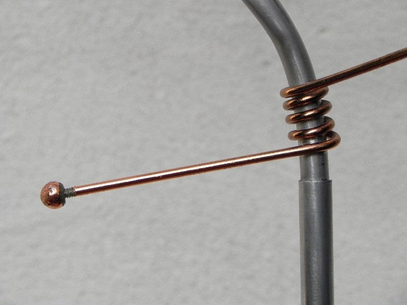 I Like Mike's Mid-Century Modern lighting Atomic Copper Aluminum Floor Lamp, Artisan Sculptural Lighting