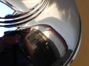 I Like Mike's Mid Century Modern lighting Chrome Adjustable Industrial Chic Desk Lamp with 2-way Dimmer