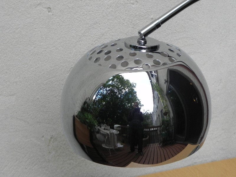 I Like Mike's Mid Century Modern lighting Chrome Arc Modern Desk Lamp