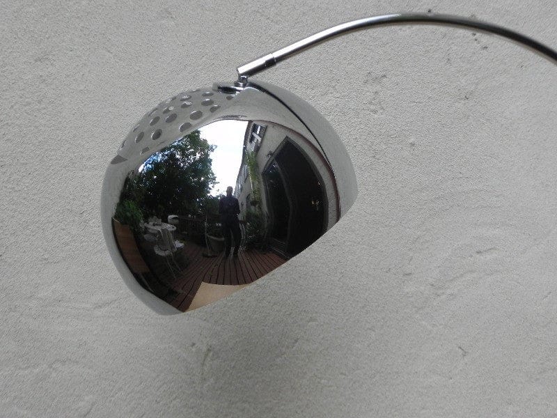 I Like Mike's Mid Century Modern lighting Chrome Arc Modern Desk Lamp