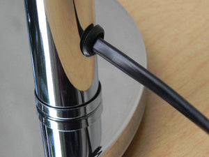 I Like Mike's Mid Century Modern lighting Chrome Arc Modern Desk Lamp