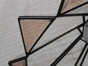 I Like Mike's Mid-Century Modern lighting Frederick Ramond Modern Angled Hanging Chandelier with 7 Bulbs