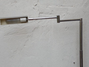 I Like Mike's Mid-Century Modern lighting Koch + Lowy OMI Adjustable Arm Chrome Cylinder Shroud Floor Lamp