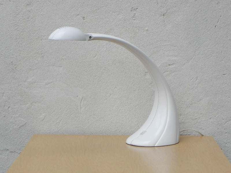 I Like Mike's Mid-Century Modern lighting Neo Deco White Molder Modern Desk Lamp