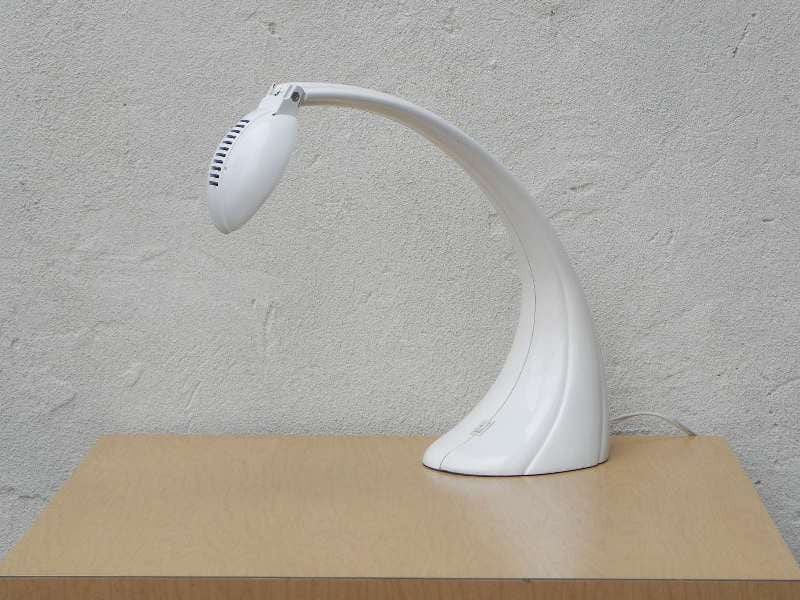 I Like Mike's Mid-Century Modern lighting Neo Deco White Molder Modern Desk Lamp
